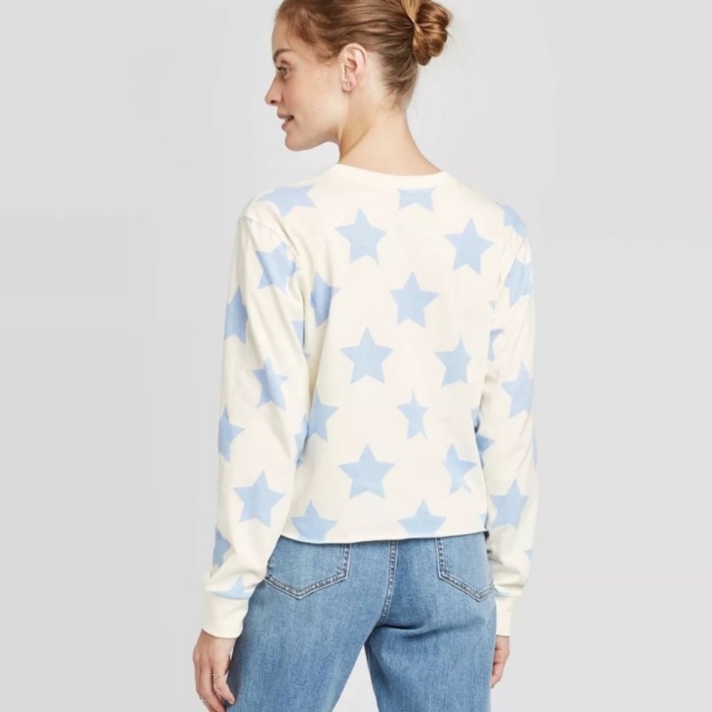 NWT! NASA cropped long sleeve shirt- mighty fine - Picture 4 of 5